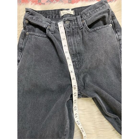 Madewell Baggy Straight Jean Raybard Wash Raw Hem Size 26 - Picture 8 of 8